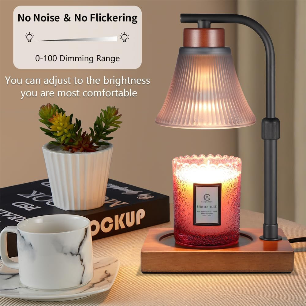 Dimmable Candle Warmer Lamp with Adjustable Height