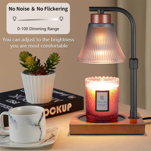 Dimmable Candle Warmer Lamp with Adjustable Height